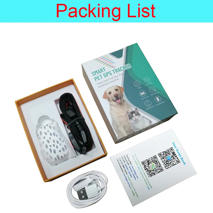 Pet GPS Tracker Collar Dog Real Time Tracking G18 Small Cat Dog Tracker GPS Geo-fence Voice Pick up Tracking Device