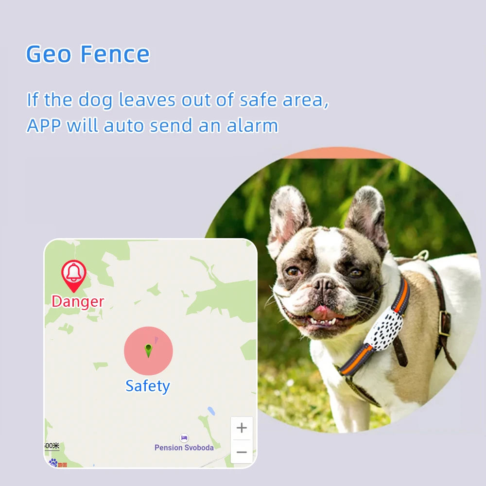 Pet GPS Tracker Collar Dog Real Time Tracking G18 Small Cat Dog Tracker GPS Geo-fence Voice Pick up Tracking Device