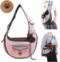 Pet Travel Bag Small Dog Cat Sling Carriers Hands Free Pet Puppy Reversible Pet Bag for Puppy Small Dogs and Cats