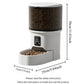 Smart WiFi Automatic Pet Feeder with App Remote Control Timer for Cats and Dogs Large Capacity Stainless Steel Food Dispenser