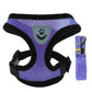 Cat Harness Vest Walking Lead Leash For Puppy Dogs Collar Polyester Adjustable Mesh Dog Harness For Small Medium Pet Accessories