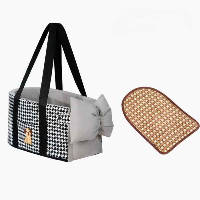 Pet Dog Car Seat Center Console Dog Car Seat Front Seat Pet Carrier Universal Pet Seat Cover Safety Bag for Small Medium Dogs
