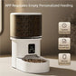 4L Smart Pet Feeder Automatic WiFi Enabled Intelligent Food Dispenser for Cats And Dogs with Button Control