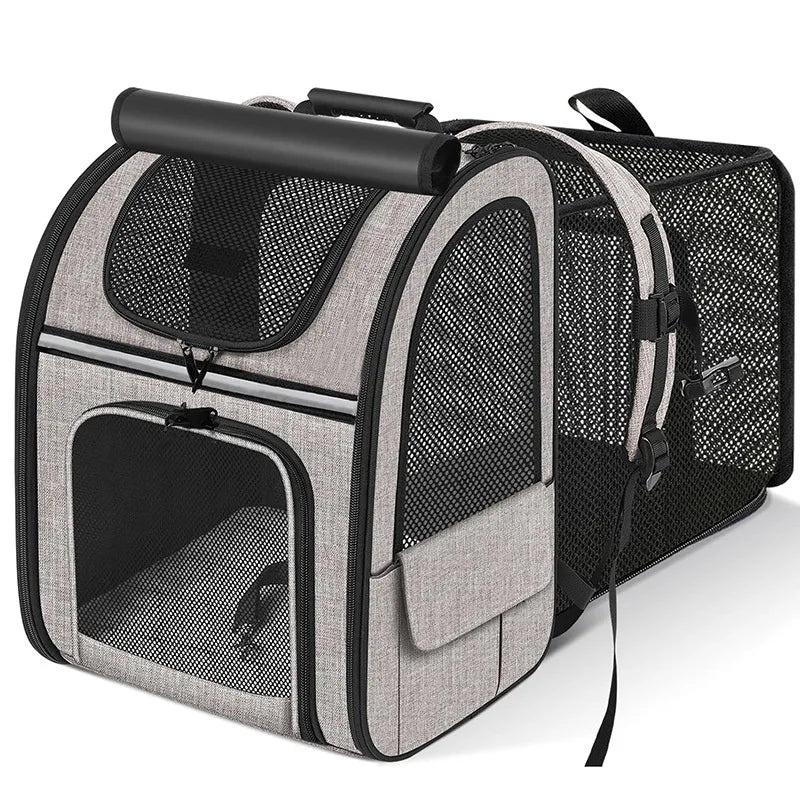 Cat Bag for Outdoor Use Portable and Expandable Pet Travel Bag Small Dog Cat Travel Backpack Pet Accessories