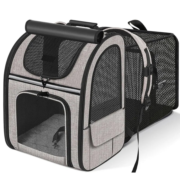 Cat Bag for Outdoor Use Portable and Expandable Pet Travel Bag Small Dog Cat Travel Backpack Pet Accessories