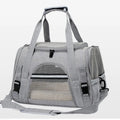 Foldable Pet Carrier Bag Small Dog Cat Carrying Out Bags Expansion Pet Travel Bag Mesh Breathable Expansion Crossbody Handbag