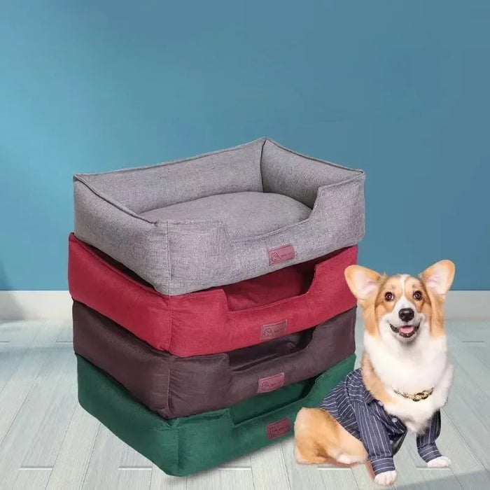 Dog Cat Beds Are Removable Washable Bite Resistant Scratch Resistant Thick Breathable Comfortable Pet Mattresses for All Seasons