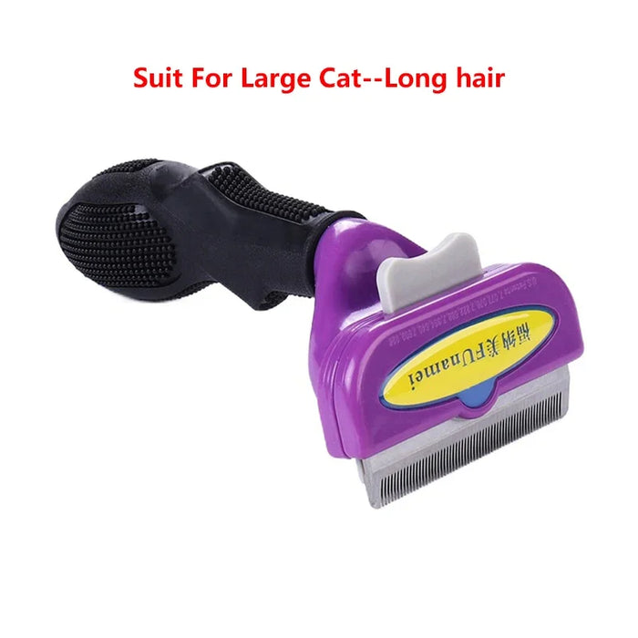Pet Grooming Brush for Cats And Dogs - Hair Removal Comb Massage Cleaning Tool for Cat Hair Remover Shedding Control