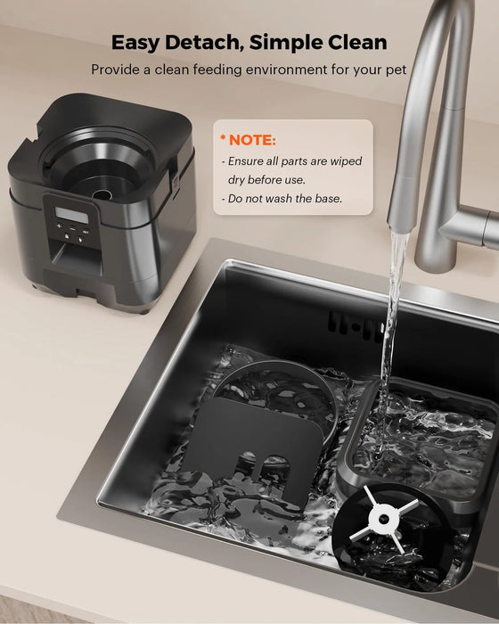 2L Smart WiFi Automatic Pet Feeder for Cats And Dogs with Timer Food Dispenser And Low Food Alert