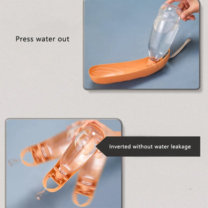 Portable Dog Water Bottle For Small Large Dogs Foldable Lightweight Drinking Bowl Outdoor Travel Walking Running Puppy Supplies