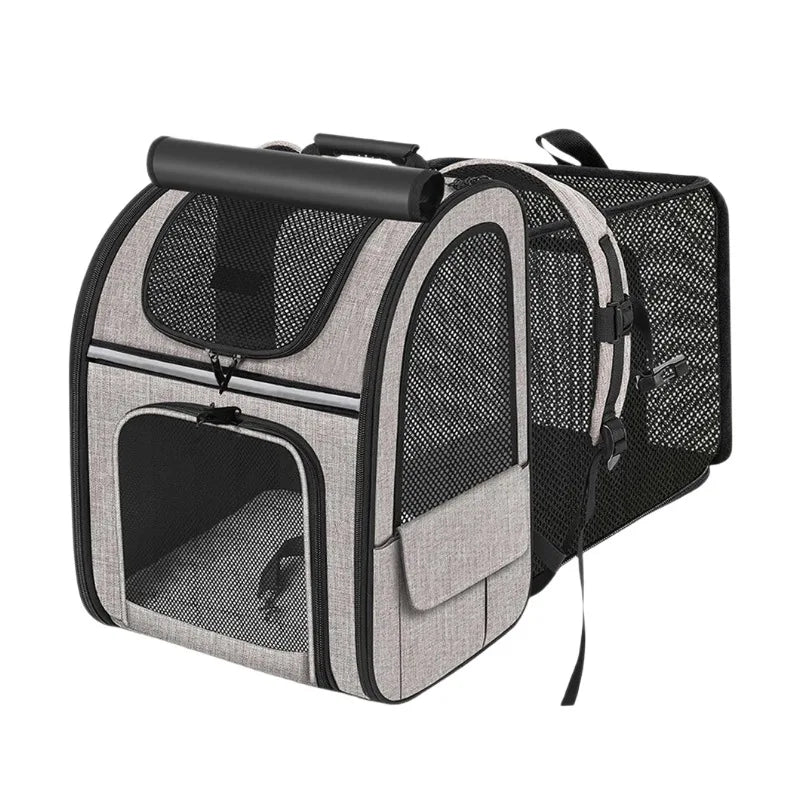 Cat Bag for Outdoor Use Portable and Expandable Pet Travel Bag Small Dog Cat Travel Backpack Pet Accessories