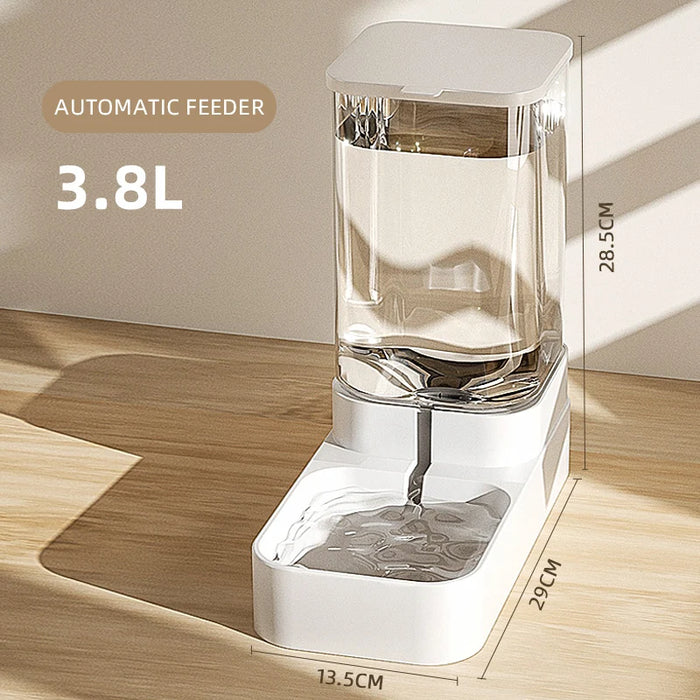 HOOPET Dog Feeder Cat Feeding Transparent Pet Dispenser Container Kitten Accessories