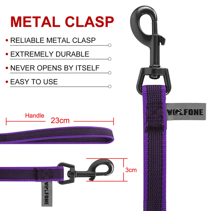 1.5M/2M/5M/3M/15M Medium small Long Dog Leash Latex Silk Easy and Convenient Training Big Dual color dog leash 10 meters