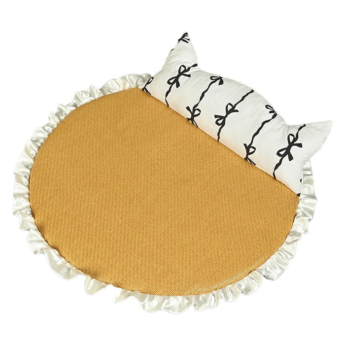 NEW Cat bed dog house with cooling mat and pillow for summer, small sofa bed for cats to sleep on and keep cool pet supplies