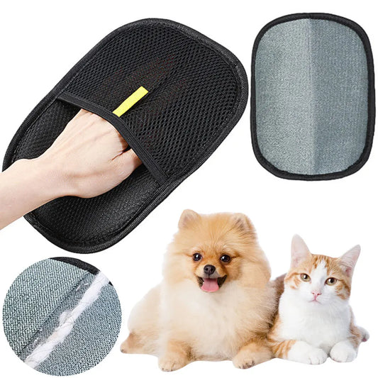 FurEase™ Dual-Sided Pet Grooming Glove
